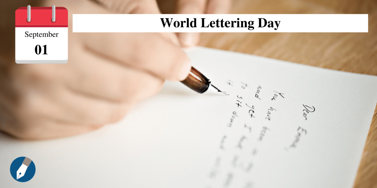 Der World Lettering Day geht auf eine private Initiative zurück.