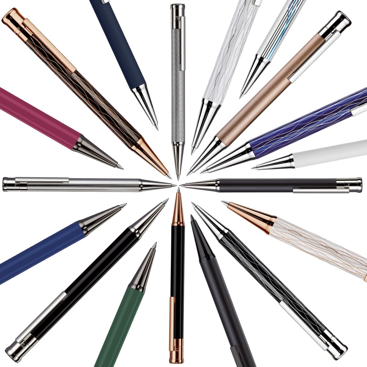 Die Bleistifte der Serie Design 04 von Otto Hutt – hier kaufen bei MiaSkribo