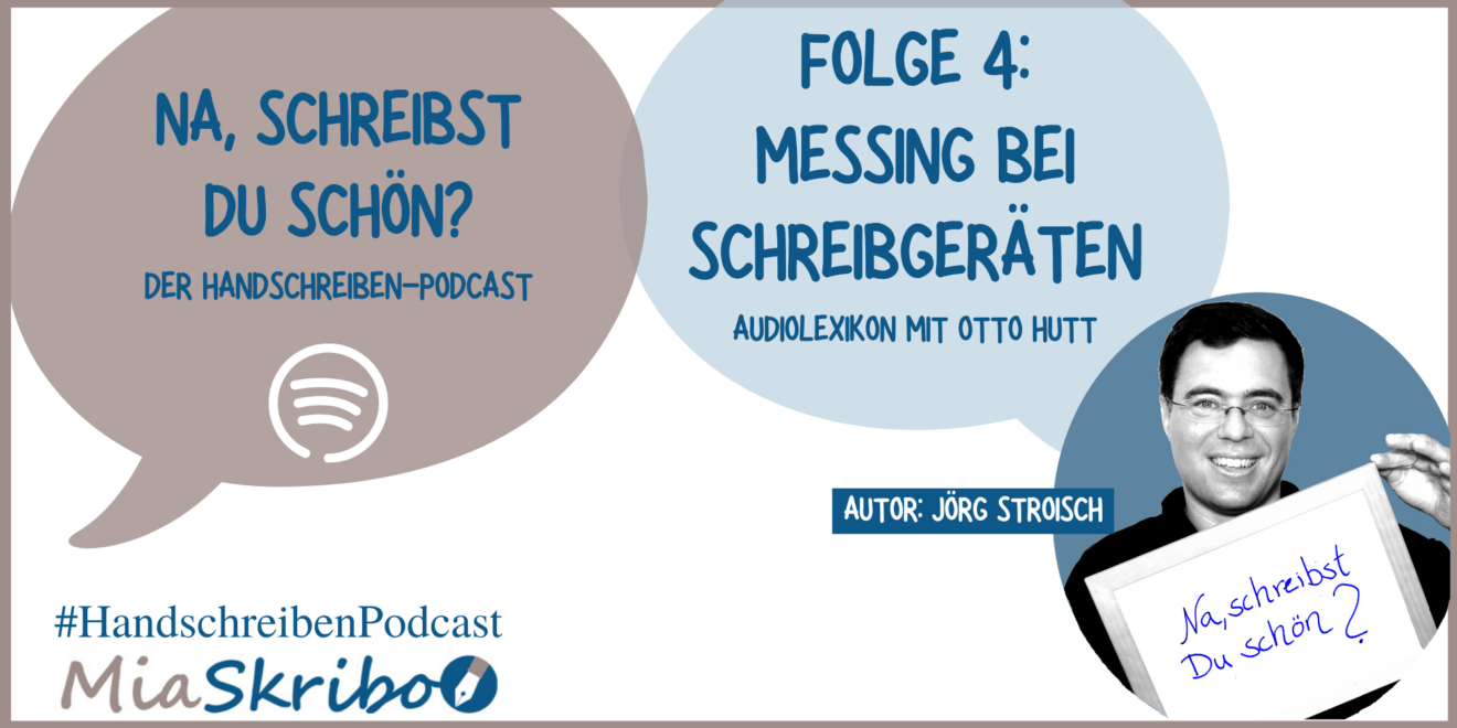 Podcast "Na, schreibst Du schön?" mit dem Audiolexikon zum Begriff Messing.