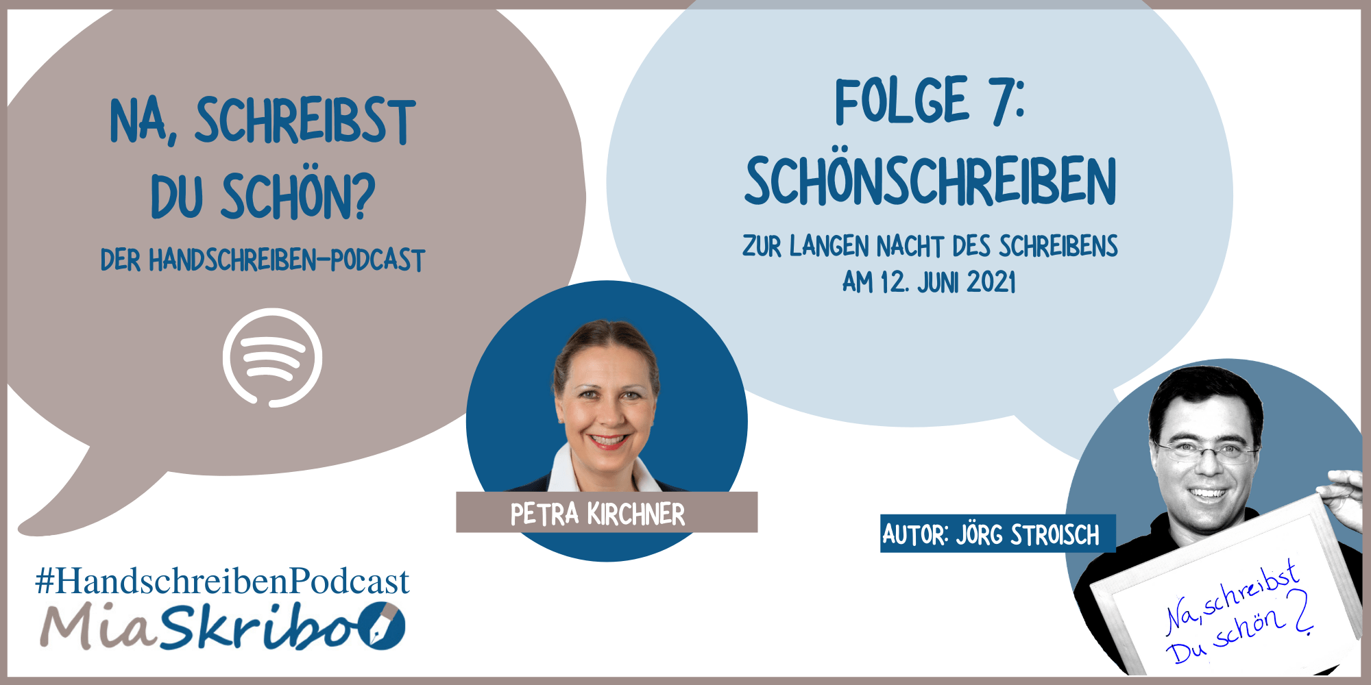 Petra Kirchner erzählt in diesem Podcast, was ihr an der Handschrift wichtig ist.