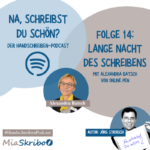 Podcast: Was Alexandra Batsch an der Langen Nacht des Schreibens gefällt