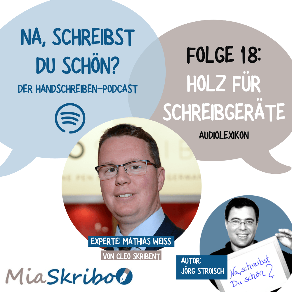 Podcast: Holz bei der Verarbeitung von Schreibgeräten Podcast: Holz bei der Verarbeitung von Schreibgeräten