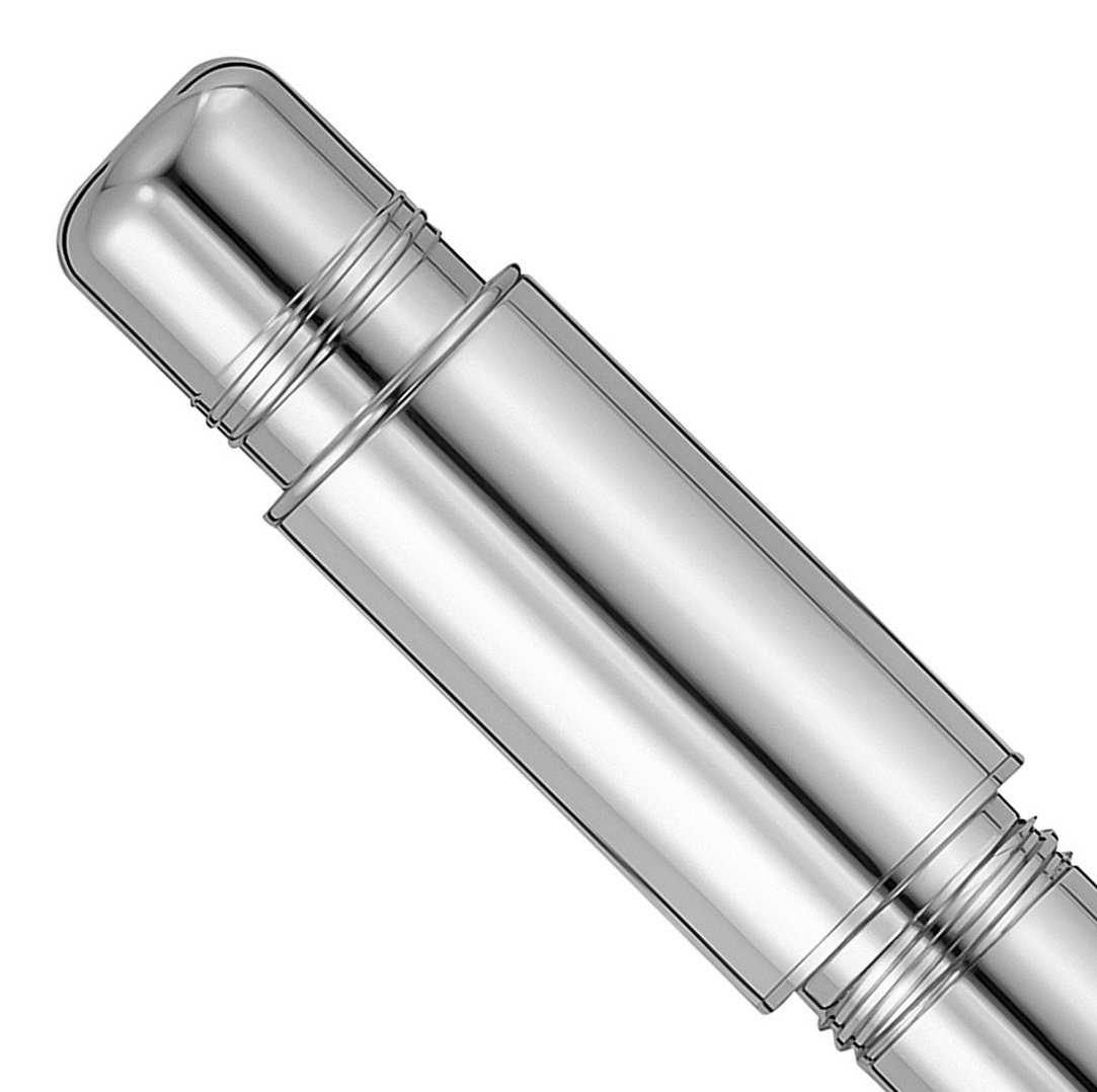 Produktfoto zum Tintenroller Voyager Silber von Waldmann (5729) Produktfoto zum Tintenroller Voyager Silber von Waldmann (5729)