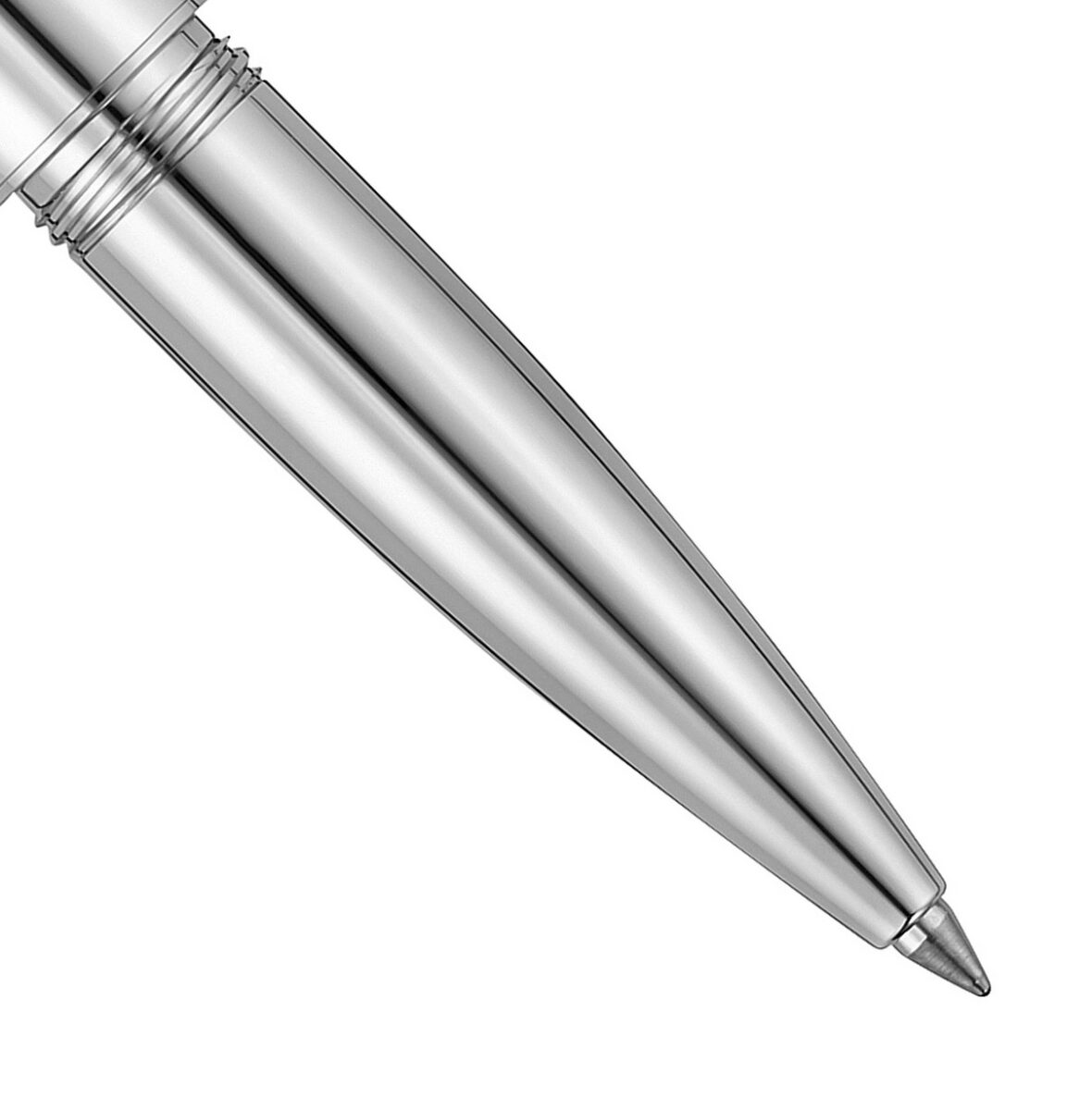 Produktfoto zum Tintenroller Voyager Silber von Waldmann (5729) Produktfoto zum Tintenroller Voyager Silber von Waldmann (5729)