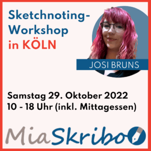 Sketchnoting-Workshop (Tag) mit Josi Bruns - PRÄSENZ in Köln