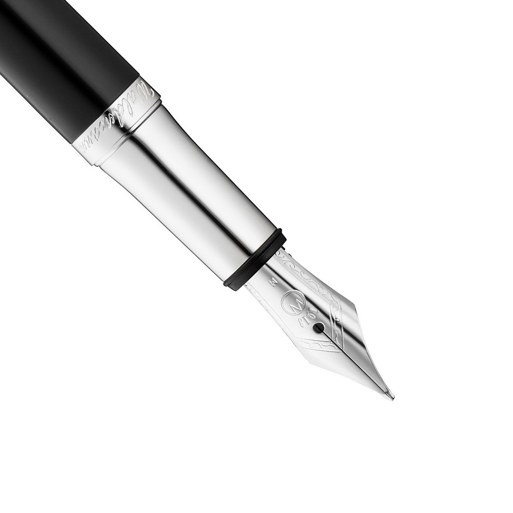 Produktfoto zum Waldmann Pocket Füllfederhalter in schwarz mit Stahlfeder (0084) Produktfoto zum Waldmann Pocket Füllfederhalter in schwarz mit Stahlfeder (0084)