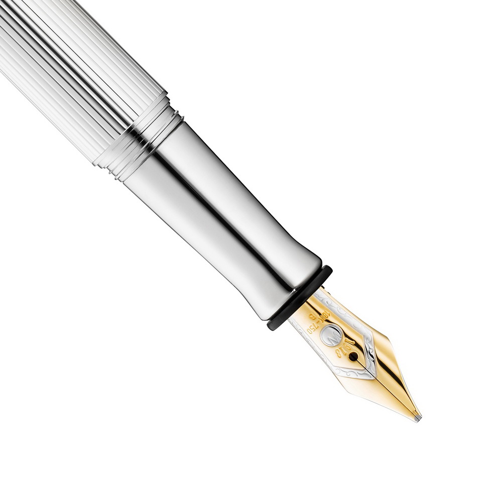 Produktfoto zum Füllfederhalter Tango von Waldmann im Linien-Dekor mit Goldfeder (2302) Produktfoto zum Füllfederhalter Tango von Waldmann im Linien-Dekor mit Goldfeder (2302)