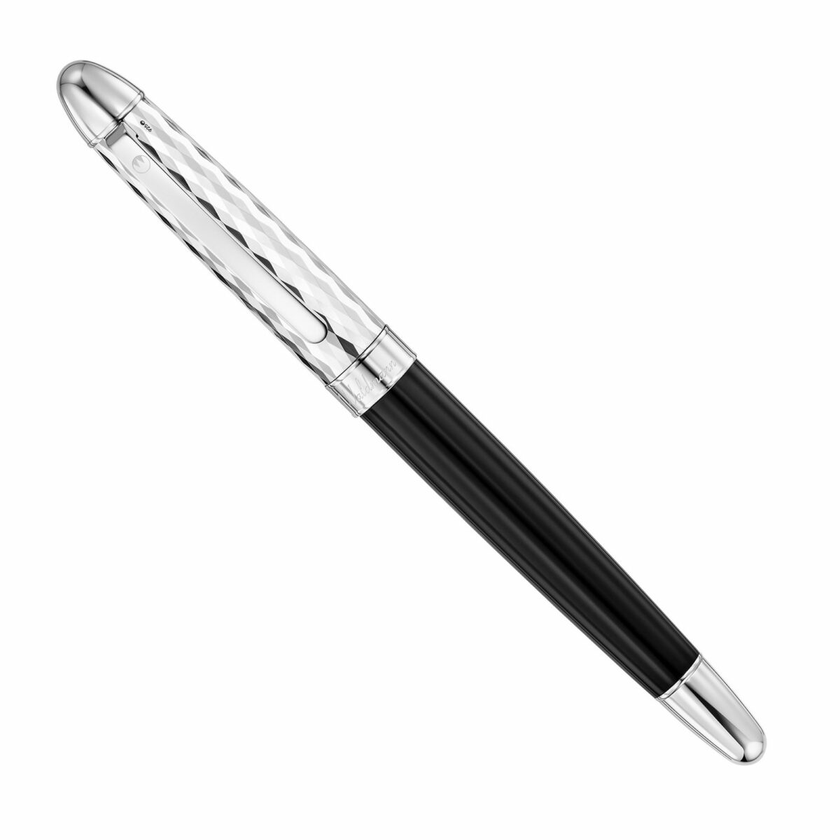 Produktfoto von Waldmann Précieux schwarz Diamantschnitt Tintenroller (3095)