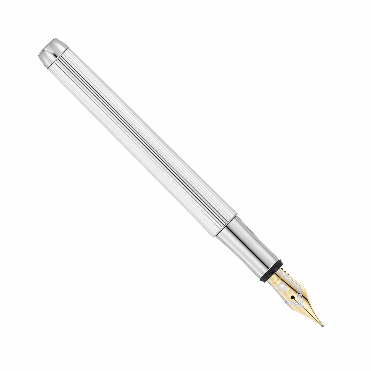 Produktfoto zu Waldmann Liberty silber Füller mit Goldfeder (6936) Produktfoto zu Waldmann Liberty silber Füller mit Goldfeder (6936)