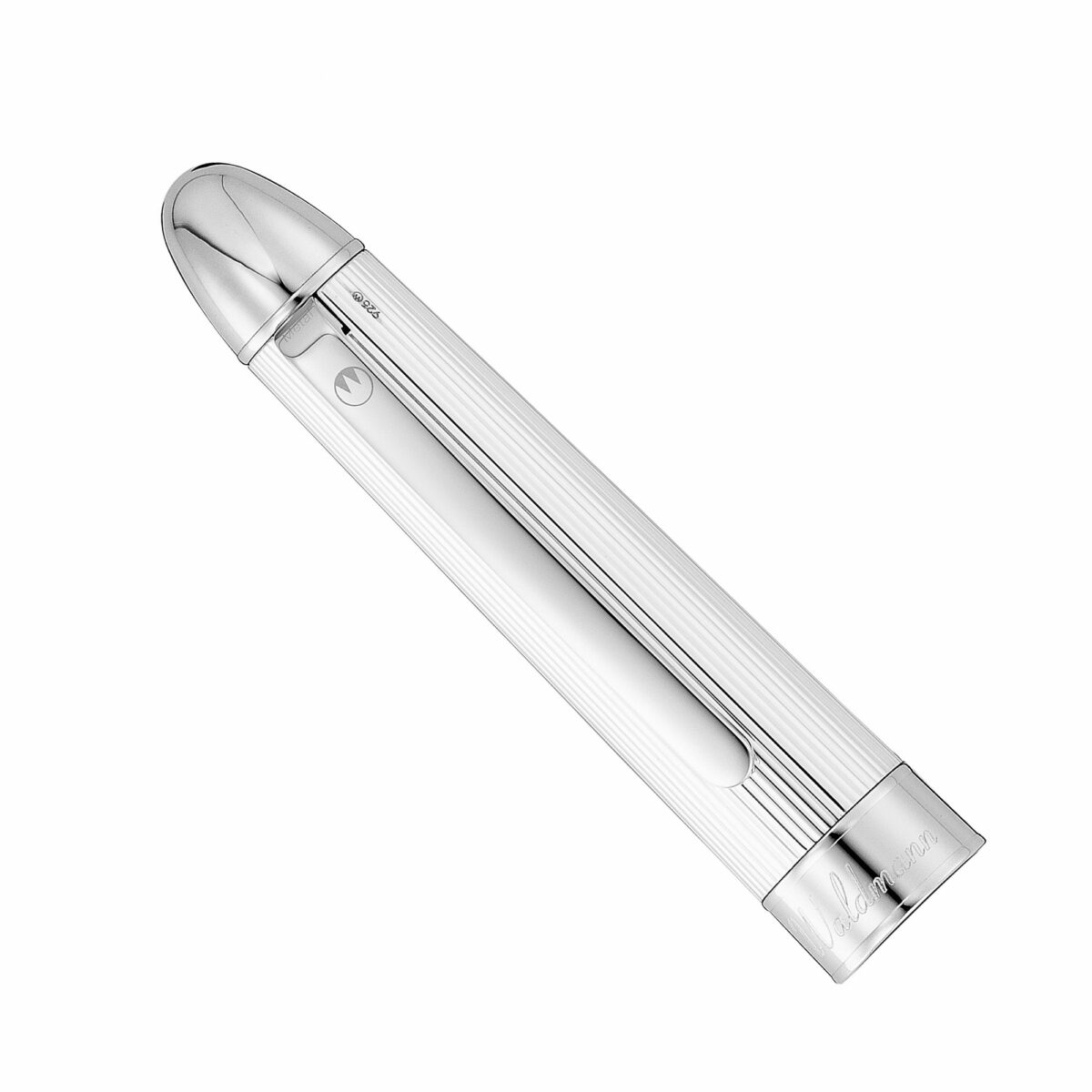 Produktfoto von Waldmann Précieux schwarz Nadelstreifen Tintenroller (7001)