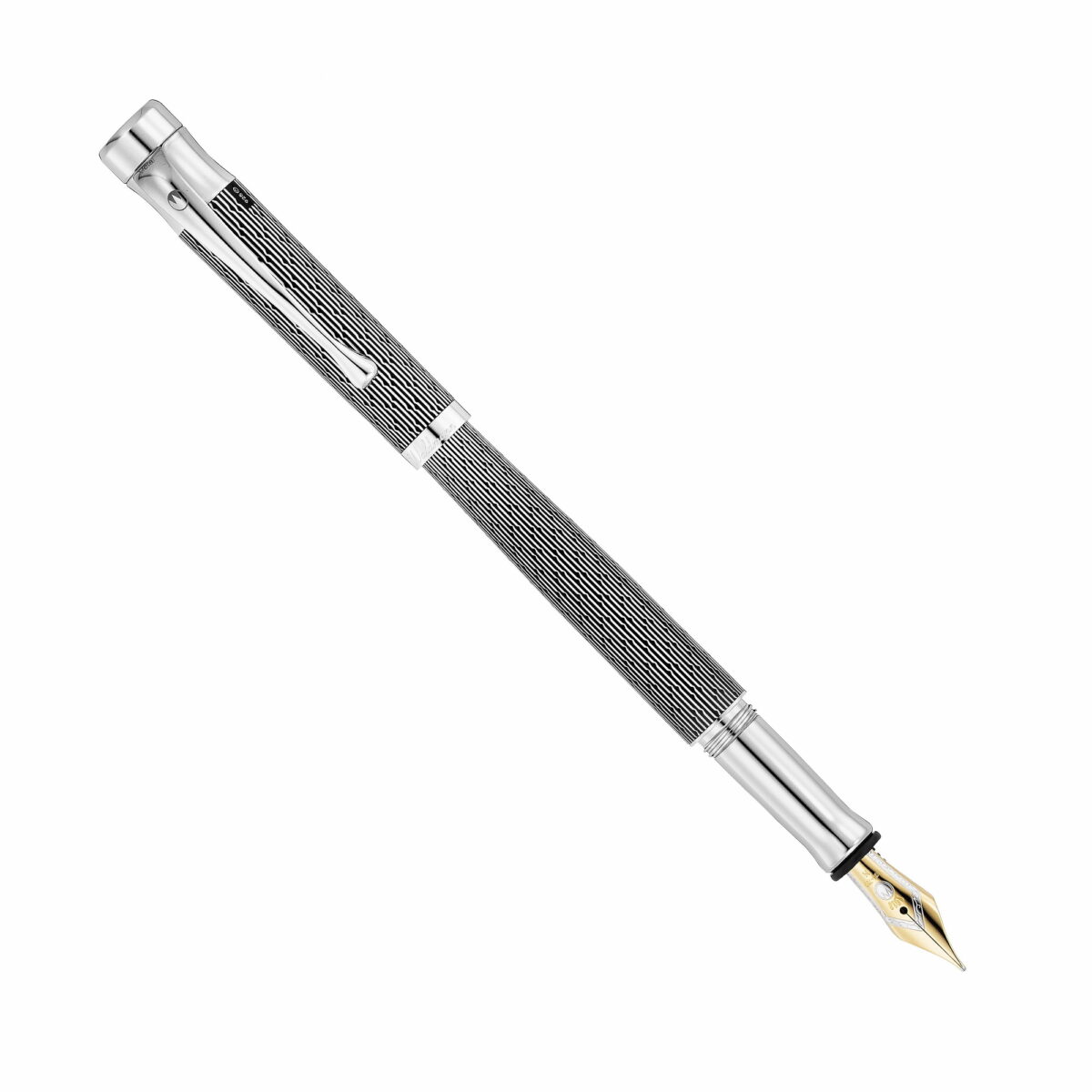 Produktfoto zum Füllfederhalter Tango von Waldmann in grau mit Goldfeder (7031)