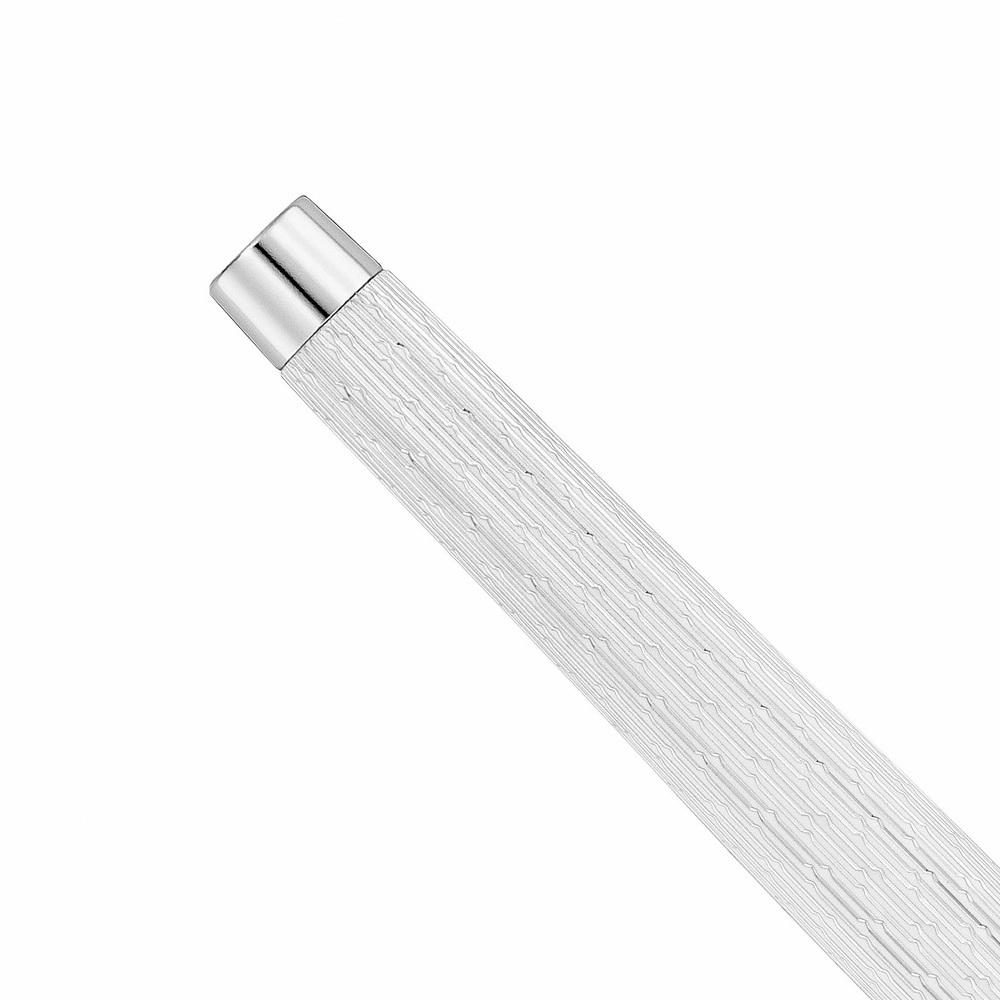 Produktfoto zum Füllfederhalter Tango von Waldmann im Imagination-Dekor in weiss mit Stahlfeder (7037)