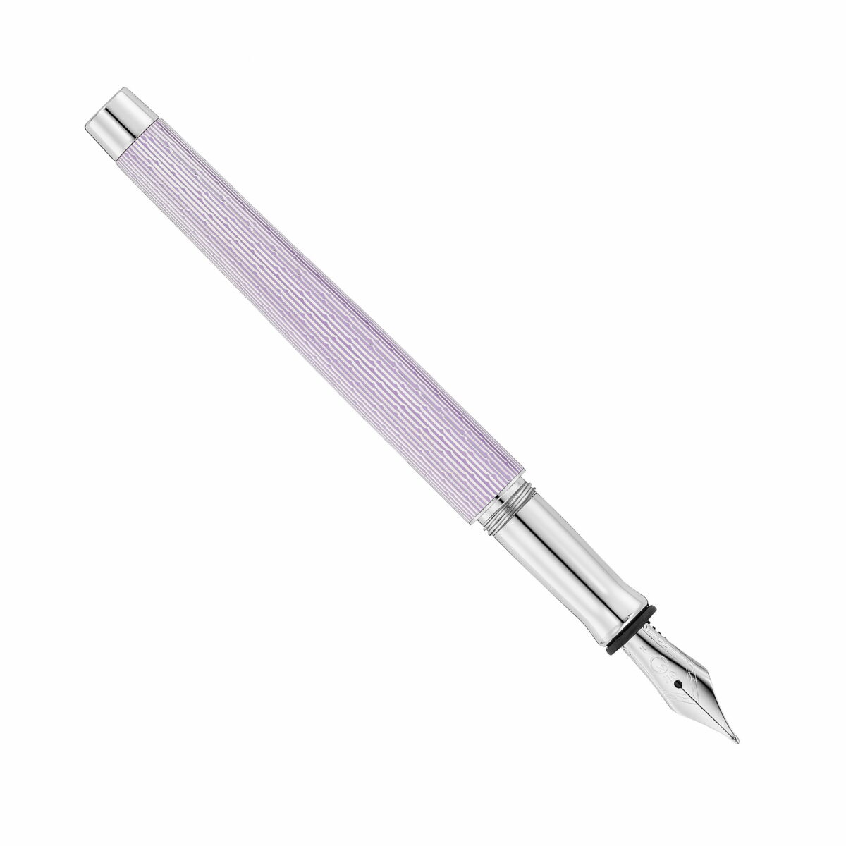 Produktfoto zum Füllfederhalter Tango von Waldmann im Imagination-Dekor in rot mit Stahlfeder (7047)