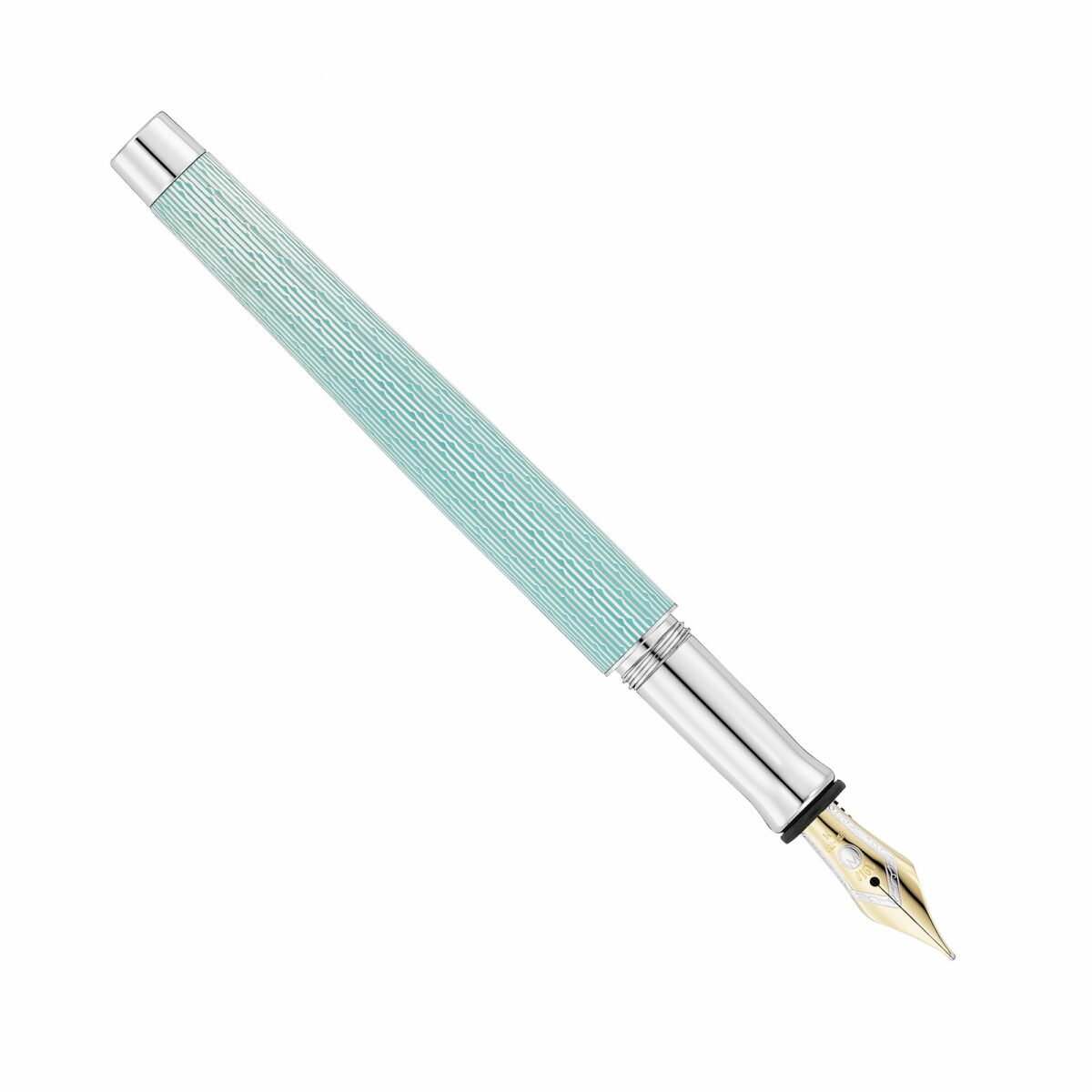 Produktfoto zum Füllfederhalter Tango von Waldmann im Imagination-Dekor in grün mit Goldfeder (7061)