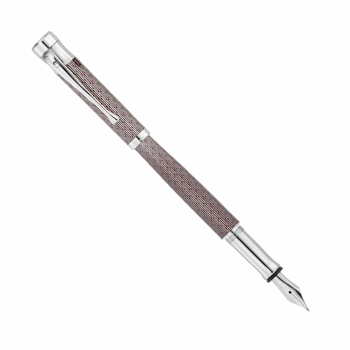 Produktfoto zum Füllfederhalter Tango von Waldmann im Imagination-Dekor in braun mit Stahlfeder (7067) Produktfoto zum Füllfederhalter Tango von Waldmann im Imagination-Dekor in braun mit Stahlfeder (7067)