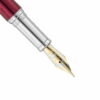 Produktfoto zu Waldmann Grandeur rot Füller mit Goldfeder (7815) Produktfoto zu Waldmann Grandeur rot Füller mit Goldfeder (7815)