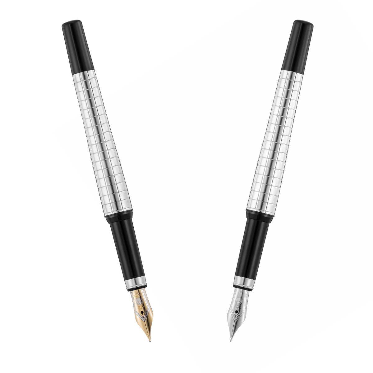 Der Füllfederhalter Concorde PVD von Waldmann in seinen Varianten. Der Füllfederhalter Concorde PVD von Waldmann in seinen Varianten.
