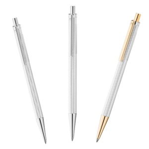Die verschiedenen Varianten des Kugelschreibers Eco von Waldmann im Überblick.