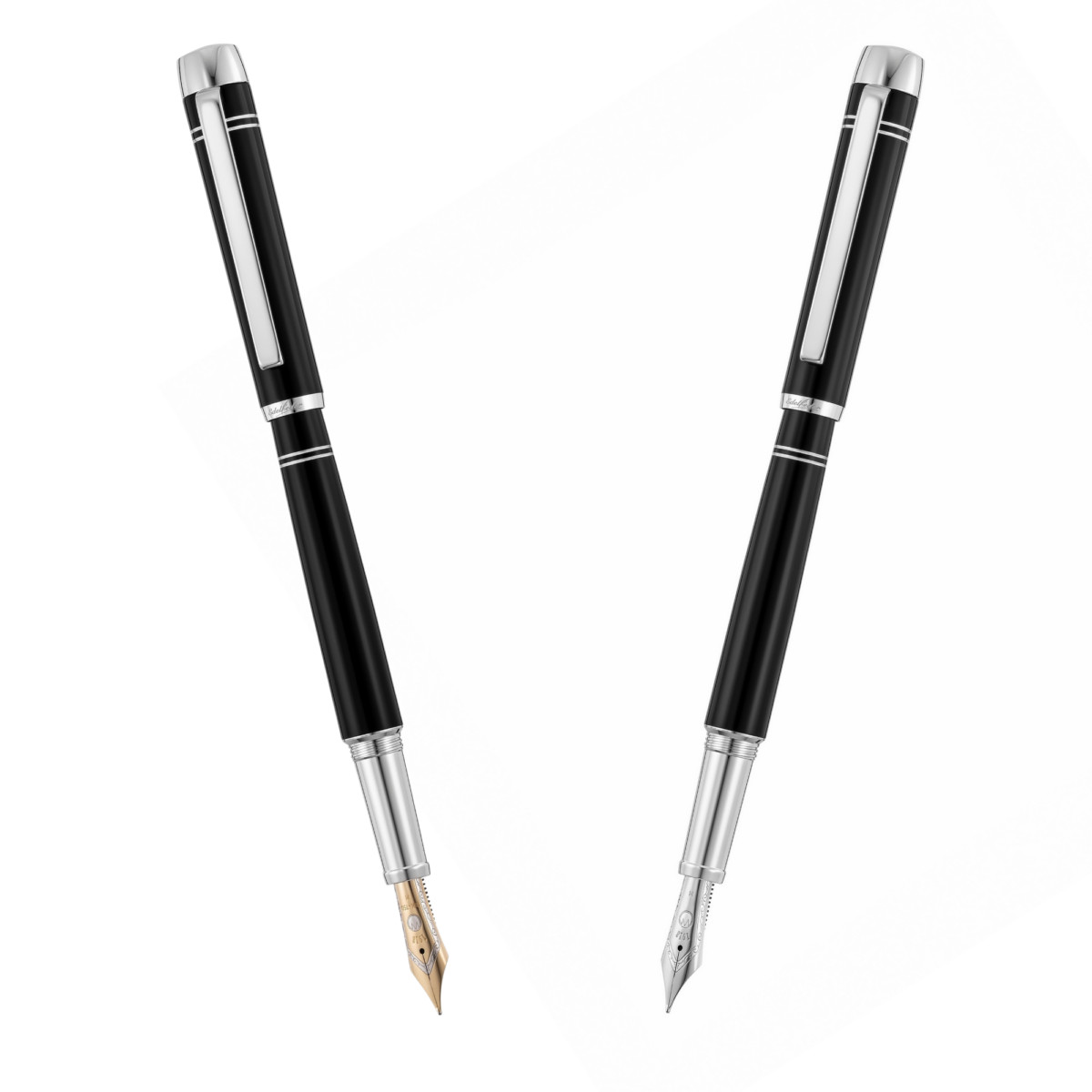 Der Füllfederhalter Edelfeder Editorial von Waldmann in seinen verschiedenen Varianten.