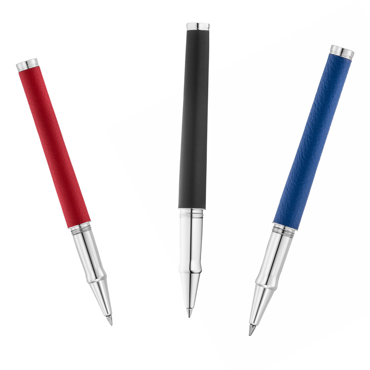 Die verschiedenen Varianten des Tintenrollers Solon von Waldmann im Überblick. Die verschiedenen Varianten des Tintenrollers Solon von Waldmann im Überblick.