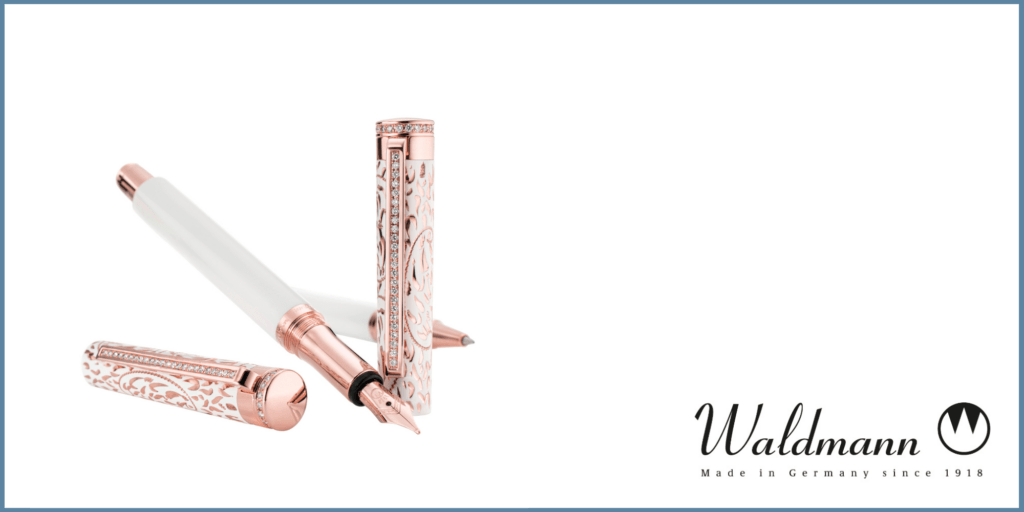 Die Schreibgeräte der Linie Xetra Vienna Lady Diamond von Waldmann.
