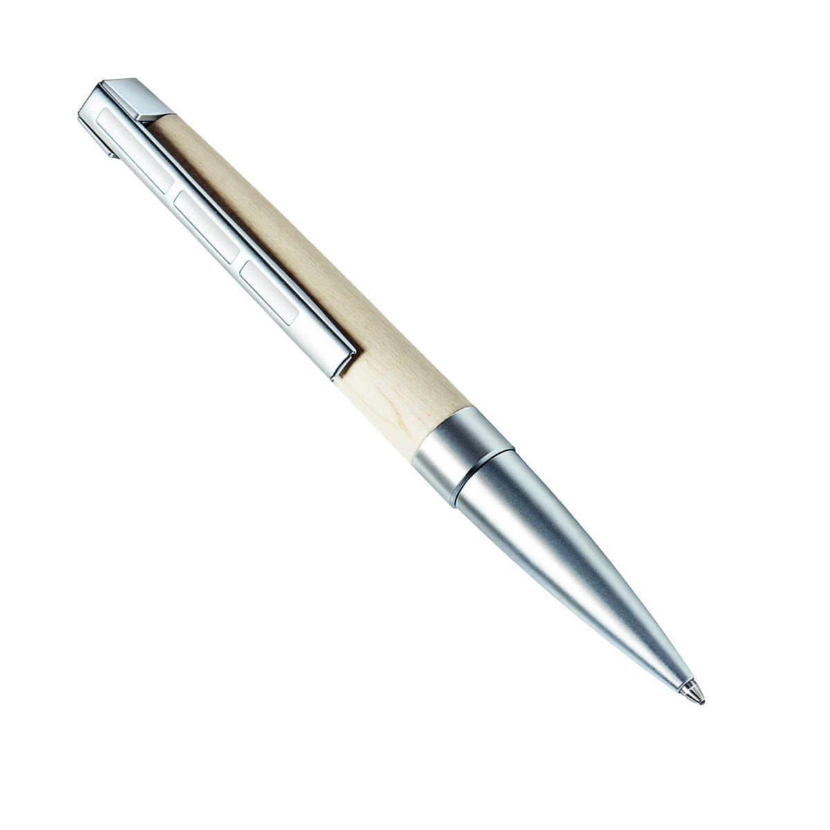 Produktfoto zum Kugelschreiber Lignum Ahorn von Staedtler bei MiaSkribo 9PM320B-9). / Product photo of the biro Lignum Maple by Staedtler at MiaSkribo (9PM320B-9).