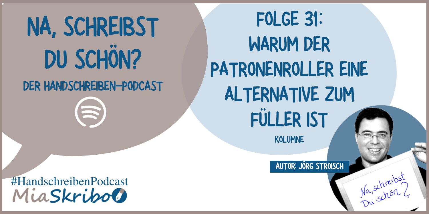 Patronenroller können eine Alternative zum Füller sein.