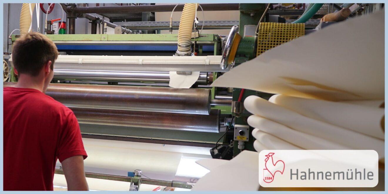 Papierproduktion bei Hahnemühle.