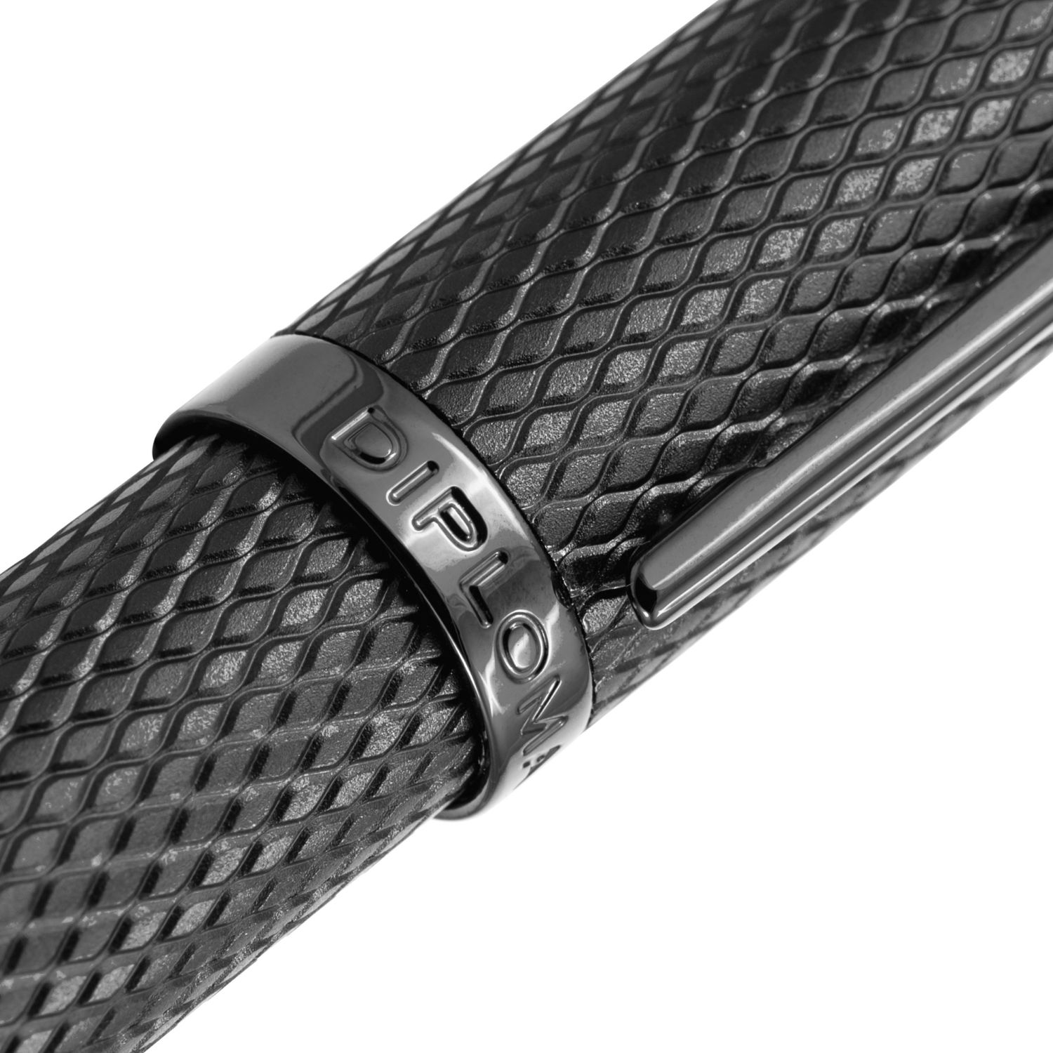 Produktfoto zum Diplomat Tintenroller Viper in schwarz / product photo from the Diplomat rollerball Viper in black (D41301030)