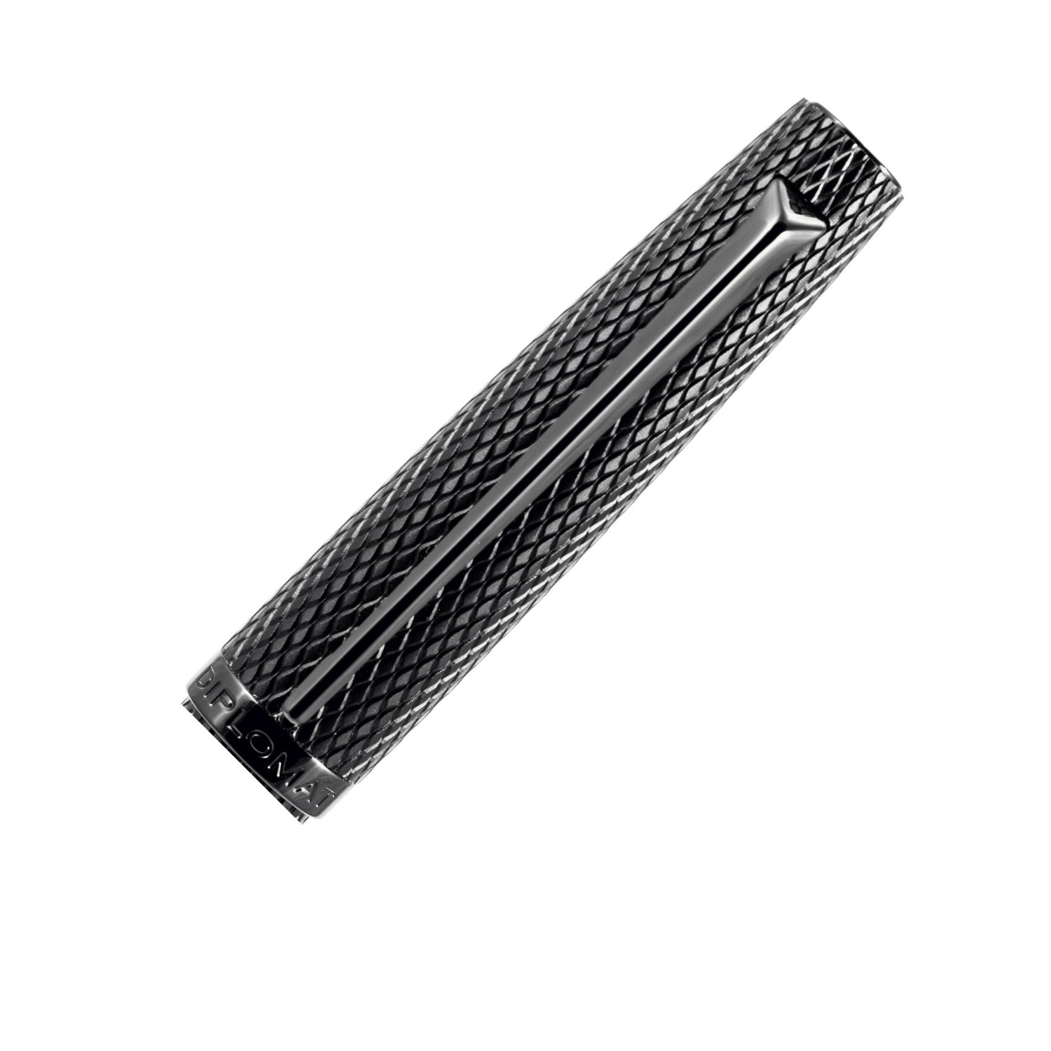 Produktfoto zum Diplomat Tintenroller Viper in schwarz / product photo from the Diplomat rollerball Viper in black (D41301030)