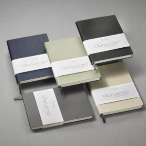 Produktfoto zum Notizbuch Manuscript von Hahnemühle / product photo of the notebook Manuscript from Hahnemühle.