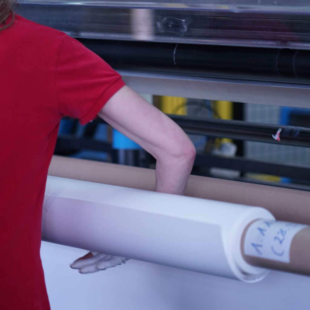 Impressionen aus der Produktion der Papiermanufaktur Hahnemühle.