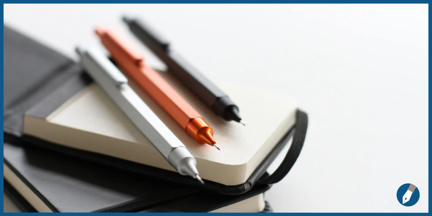 Die Bleistifte der scRipt-Linie von Rhodia: Endlich sind nun alle Produkte online.