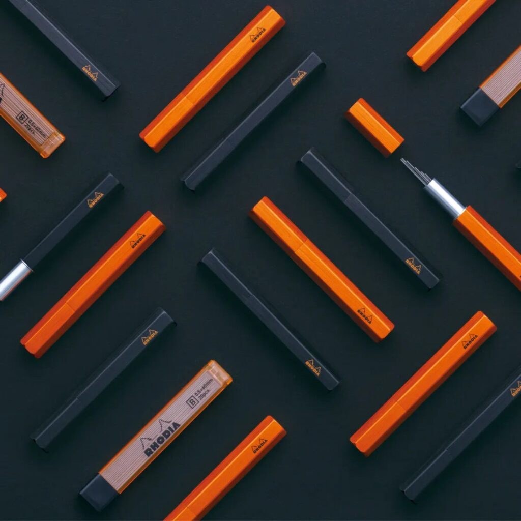 Produktfoto zum Etui scRipt von Rhodia in schwarz/ Product photo of the scRipt case by Rhodia in black (9358C)