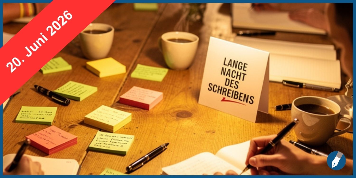 Die Lange Nacht des Schreibens findet 2026 am Samstag, 26. Juni, statt.