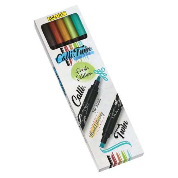 Produktfoto des 5er Sets Calli.Twin Fresh von Online Pen / product photo of the5 pieces set Calli.Twin Fresh from Online Pen (18605)