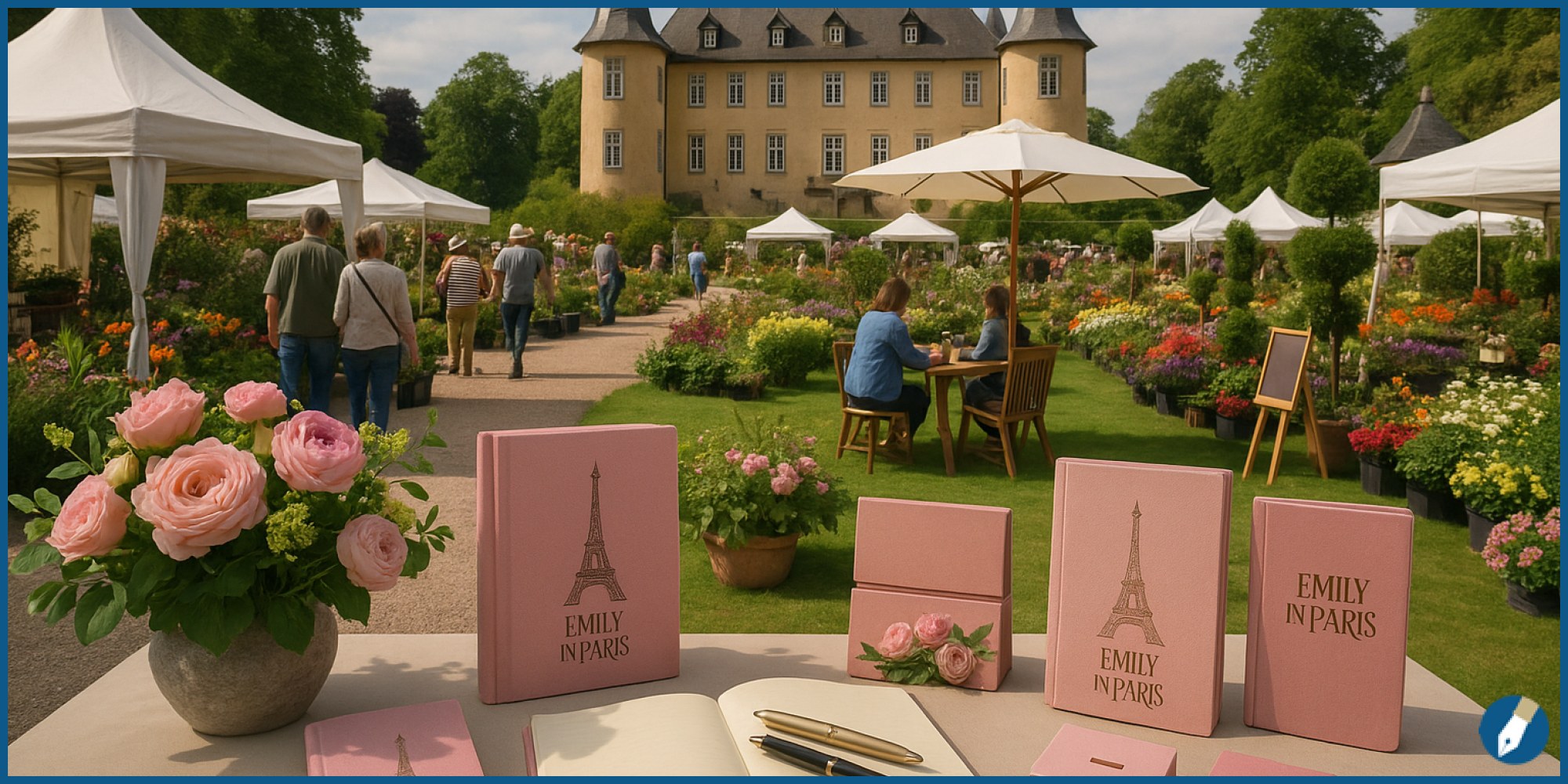 Illustration zum Artikel: Gartenlust auf Schloss Dyck: MiaSkribo ist dabei