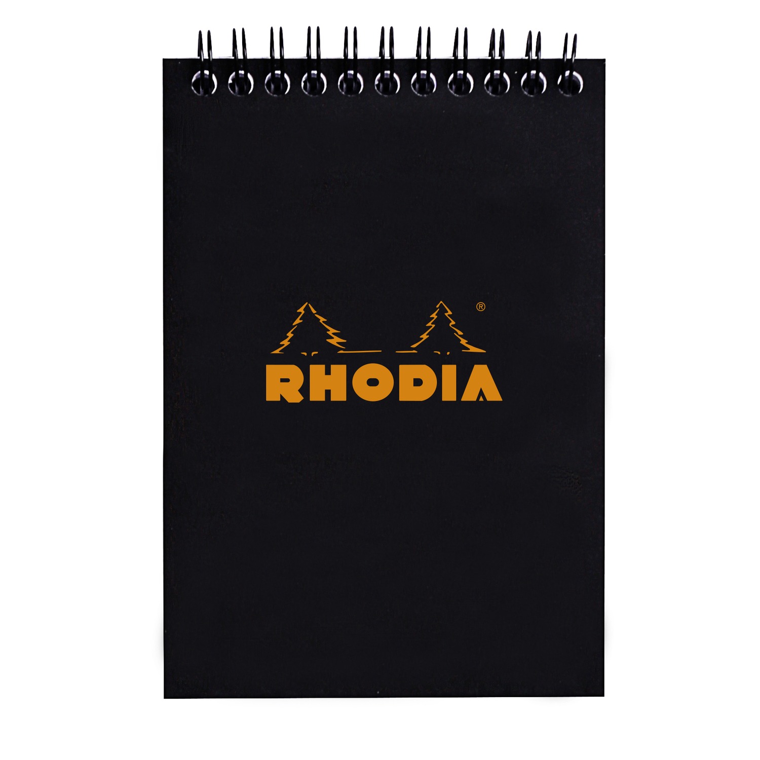 Produktfoto zum Notepad mit Doppelspirale von Rhodia in der Produkt Variante schwarz in dem Produkt Format DINA6 in der Produkt Lineatur kariert in der Produkt Breite 80 g / Product photo for Notepad with double spiral from rhodia in product variant schwar Produktfoto zum Notepad mit Doppelspirale von Rhodia in der Produkt Variante schwarz in dem Produkt Format DINA6 in der Produkt Lineatur kariert in der Produkt Breite 80 g / Product photo for Notepad with double spiral from rhodia in product variant schwar