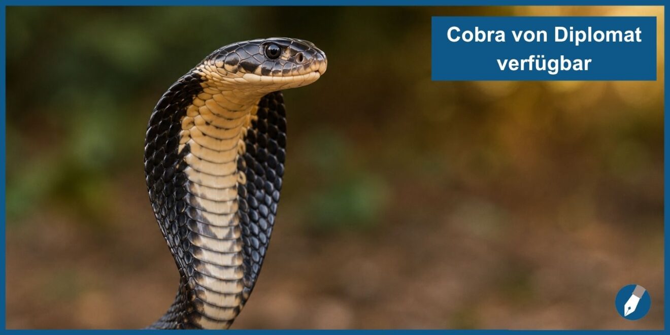 Die Tintenroller und Füllfederhalter Cobra von Diplomat sind nun verfügbar.