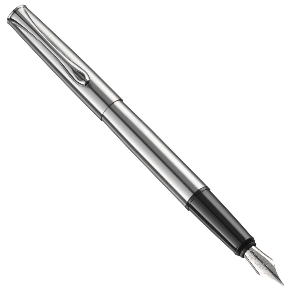 Produktfoto zum Esteem Füller in der Variante matt chrom in der Stärke B / Product photo for Esteem filler in variant matt chrom in nib size B (D20000286)