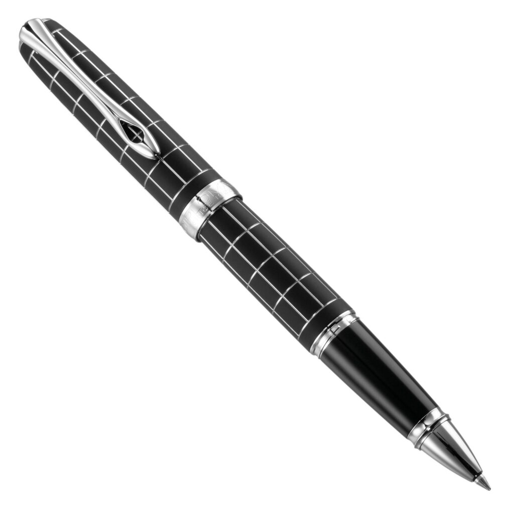 Produktfoto zum Excellence A plus Tintenroller in der Variante raute lapis schwarz / Product photo for Excellence A plus rollerball pen in variant raute lapis schwarz (D40101030)