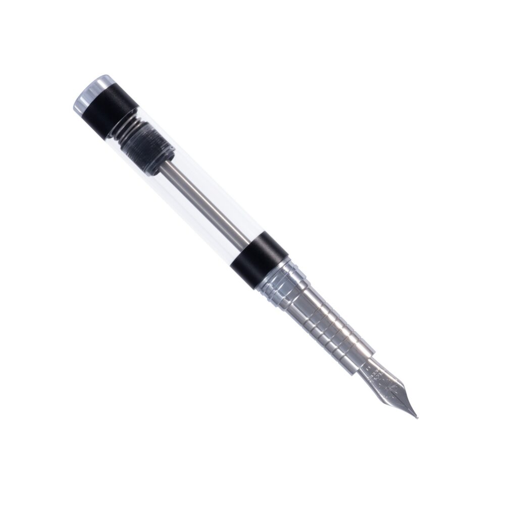 Produktfoto zum Nexus Demo Füller in der Variante schwarz chrom in der Federart Stahl in der Stärke M / Product photo for Nexus demo filler in variant schwarz chrom in nib type Stahl in nib size M (D40552025)