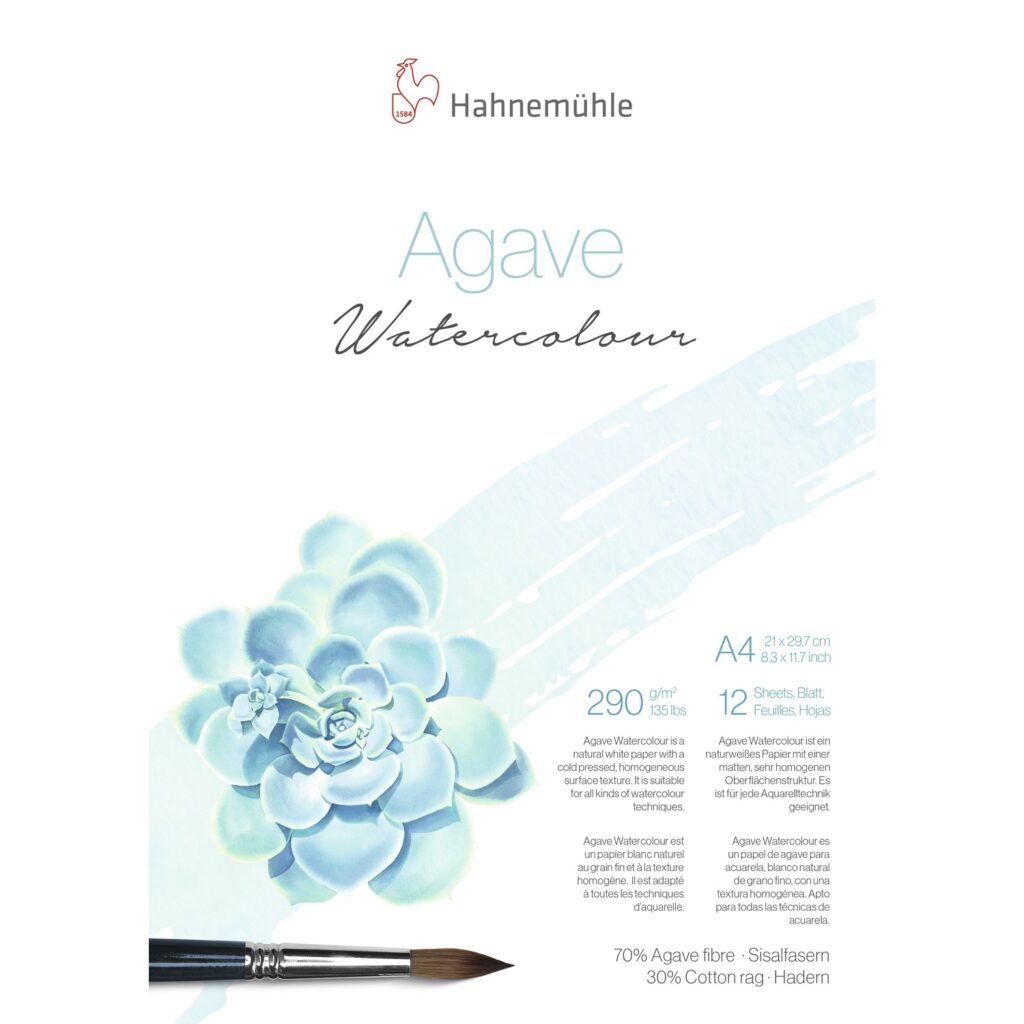 Produktfoto zu Hahnemühle Agave Watercolour von Hahnemühle / Product photo of Hahnemühle Agave Watercolour by Hahnemühle