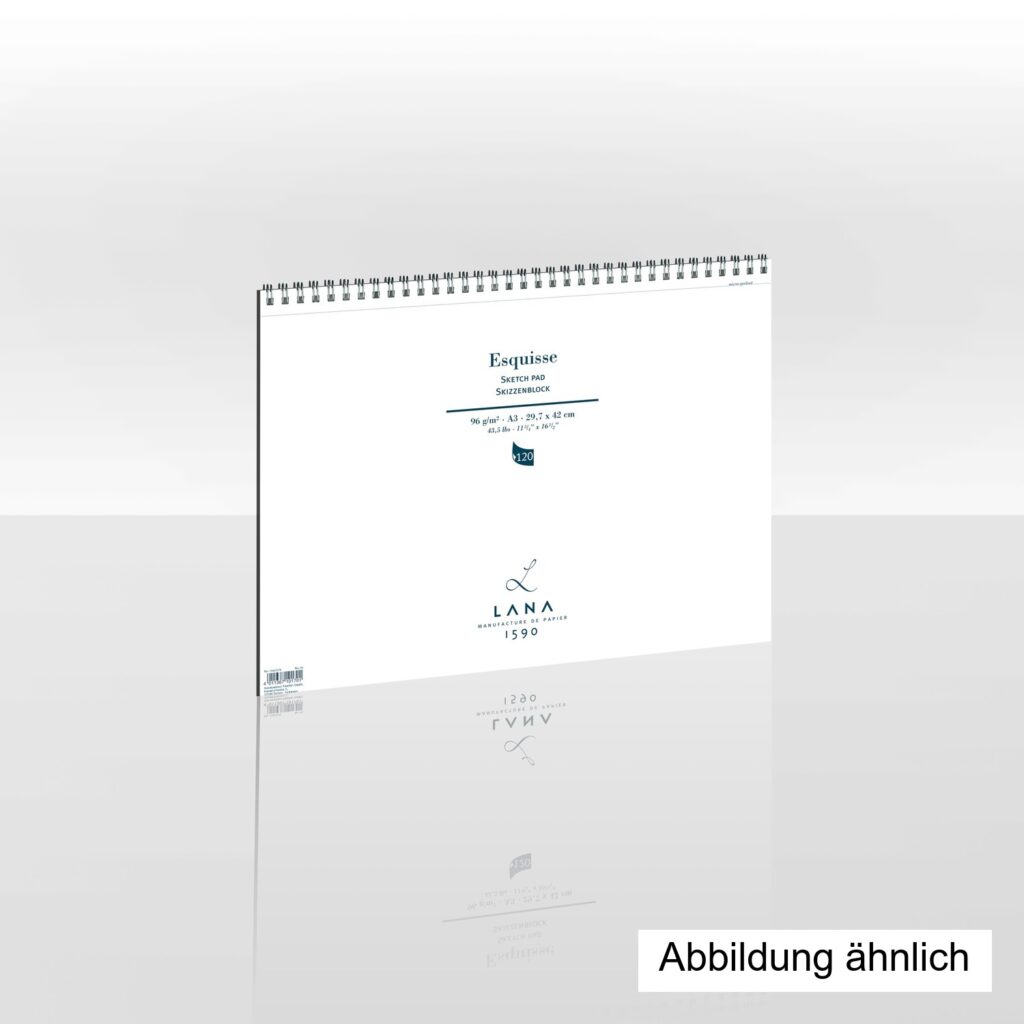 Produktfoto zu Hahnemühle Lana Esquisse in der Variante 60 blatt im Format DIN A5 von Hahnemühle. Abbildung ähnlich / Product photo of Hahnemühle Lana Esquisse in the variant 60 blatt in DIN A5 format by Hahnemühle. Representative image (15023576)
