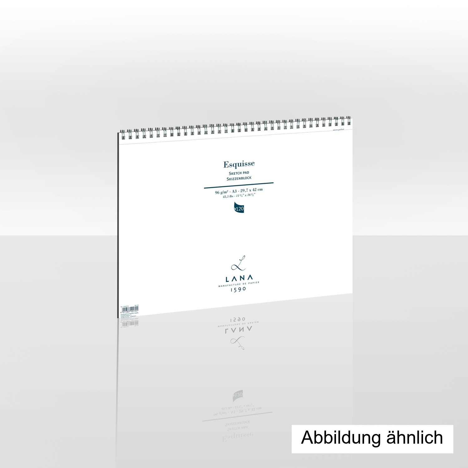 Produktfoto zu Hahnemühle Lana Esquisse in der Variante 60 blatt im Format DIN A5 von Hahnemühle. Abbildung ähnlich / Product photo of Hahnemühle Lana Esquisse in the variant 60 blatt in DIN A5 format by Hahnemühle. Representative image (15023576) Produktfoto zu Hahnemühle Lana Esquisse in der Variante 60 blatt im Format DIN A5 von Hahnemühle. Abbildung ähnlich / Product photo of Hahnemühle Lana Esquisse in the variant 60 blatt in DIN A5 format by Hahnemühle. Representative image (15023576)