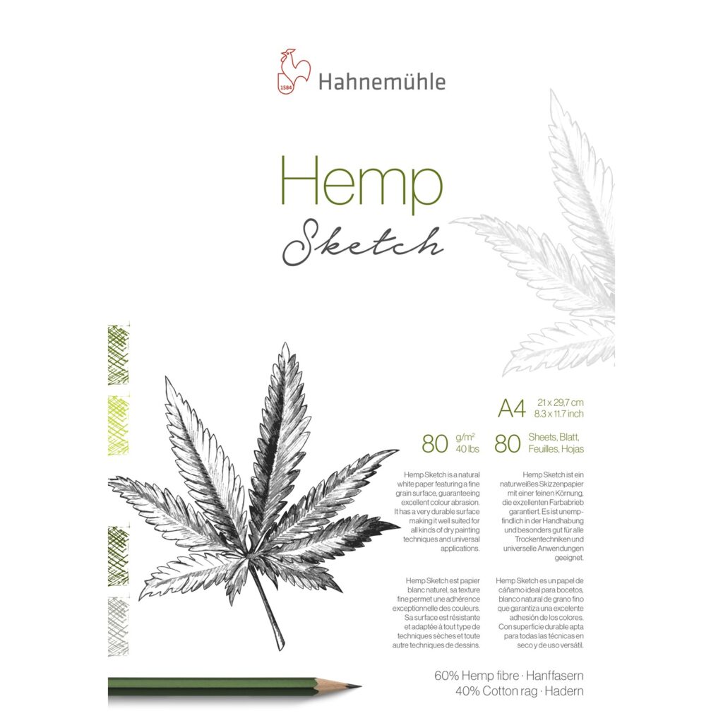 Produktfoto zu Hahnemühle Hemp Sketch von Hahnemühle / Product photo of Hahnemühle Hemp Sketch by Hahnemühle