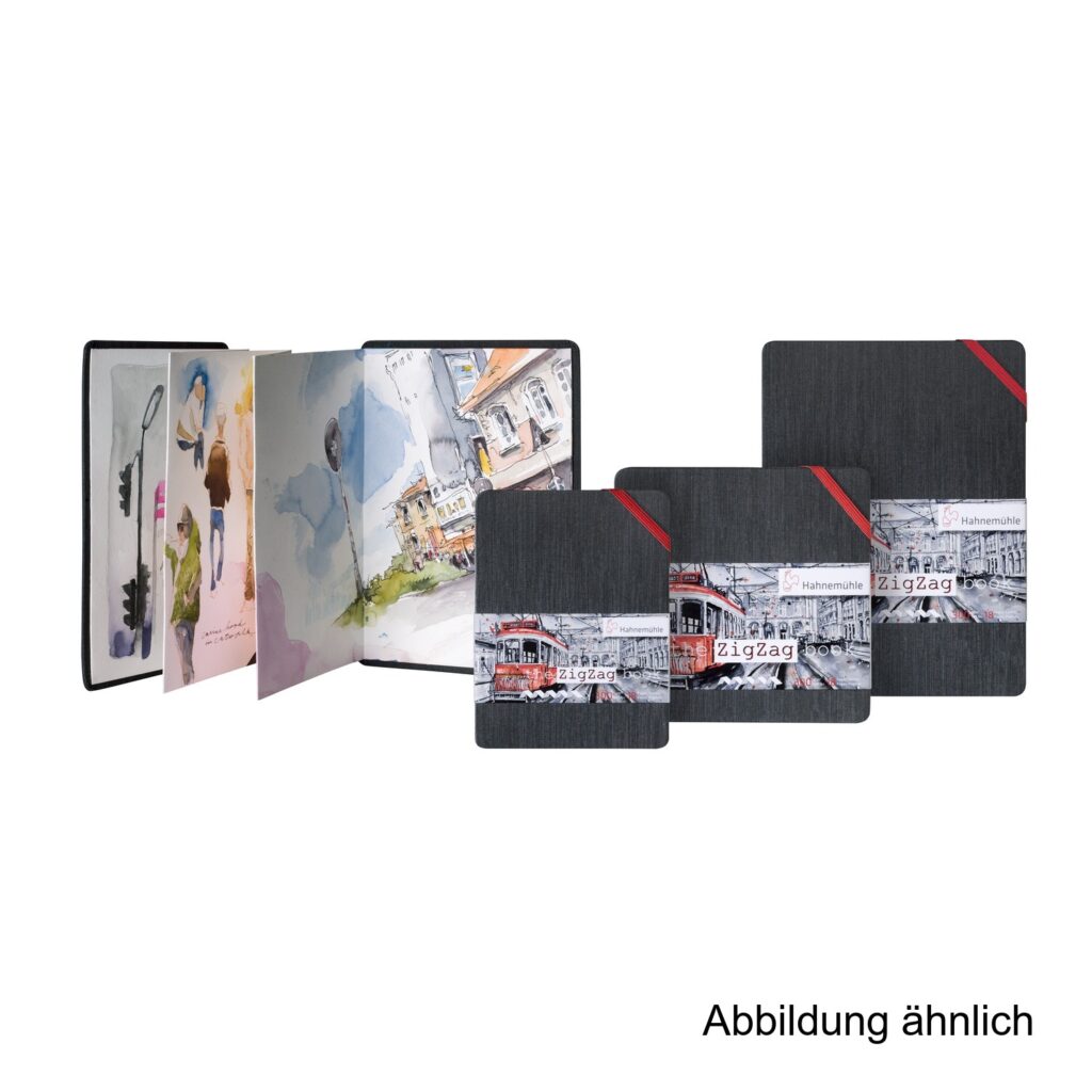 Produktfoto zu Hahnemühle The ZigZag Book im Format 5x5 cm von Hahnemühle. Abbildung ähnlich / Product photo of Hahnemühle The ZigZag Book in 5x5 cm format by Hahnemühle. Representative image (10625005)